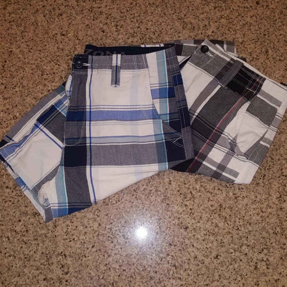 2 Arizona plaid shorts